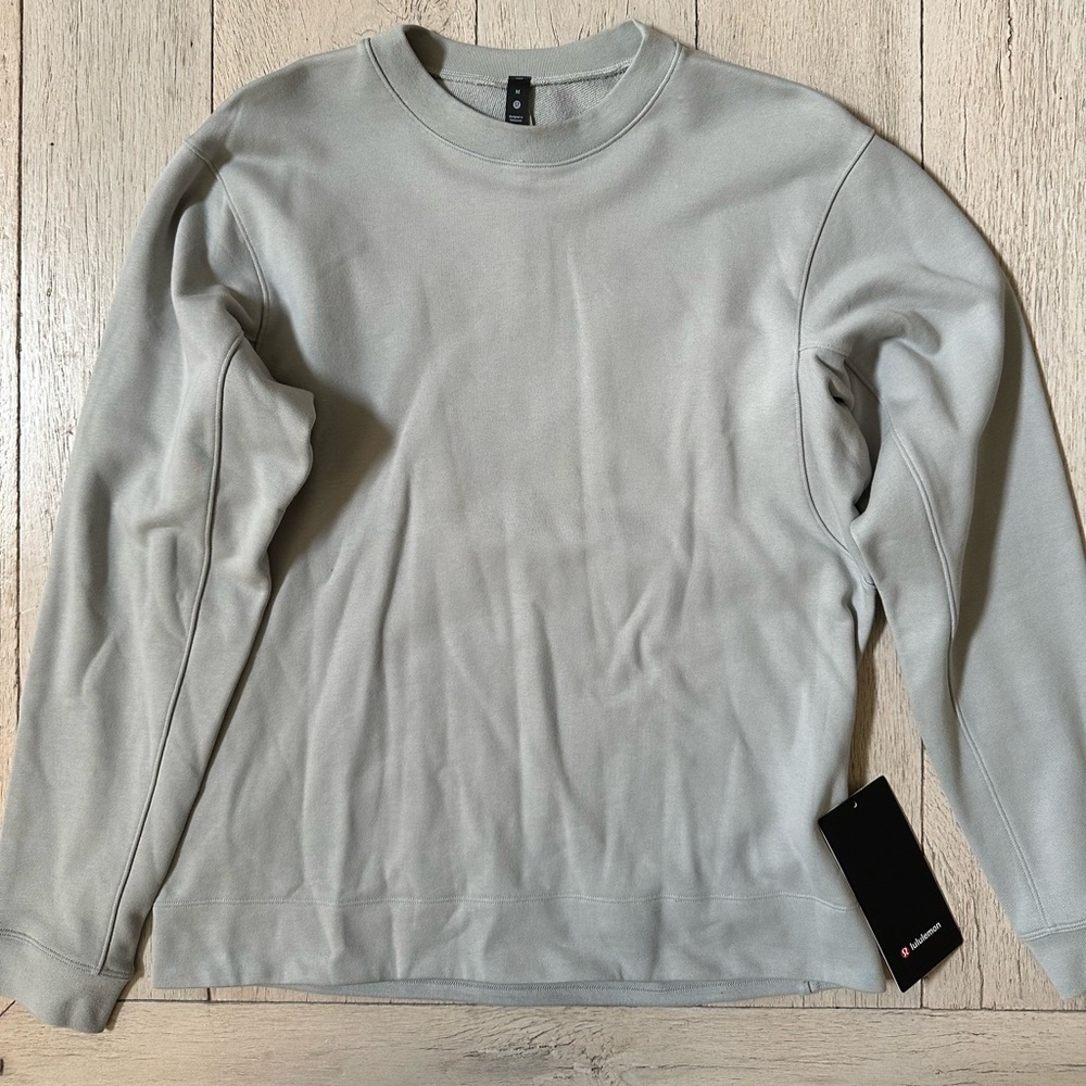 lululemon athletica Men's Crewneck Sweater in Light Gray